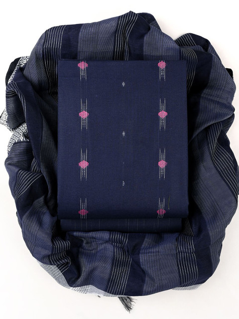Sun Fashion And Lifestyle Pure Cotton Woven Design Unstitched Dress Material - Image 3
