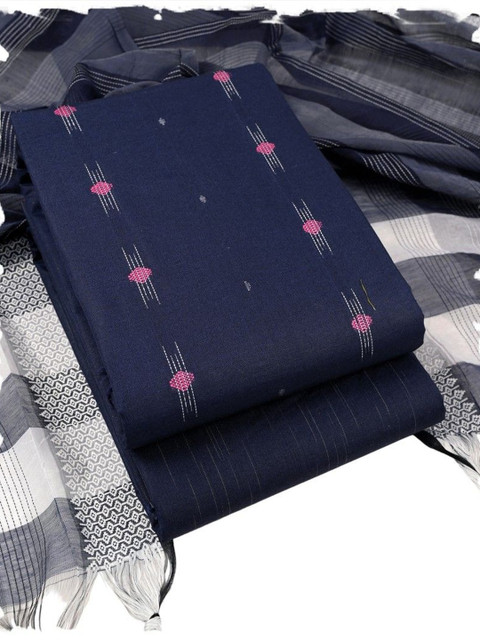 Sun Fashion And Lifestyle Pure Cotton Woven Design Unstitched Dress Material