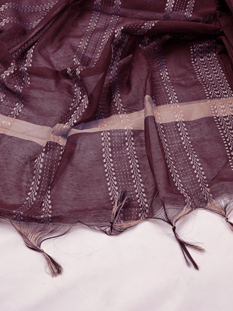 Sun Fashion And Lifestyle Pure Cotton Woven Design Unstitched Dress Material - Image 5