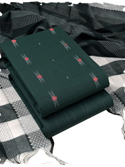 Sun Fashion And Lifestyle Pure Cotton Woven Design Unstitched Dress Material