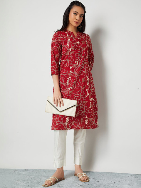 Melange by Lifestyle Women Floral Printed Floral Kurta