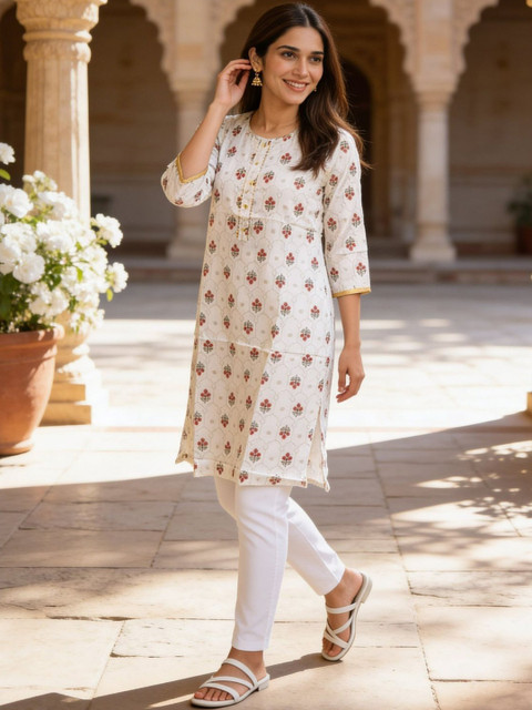 Rangita Women Ethnic Motifs Printed Indie Prints Kurta