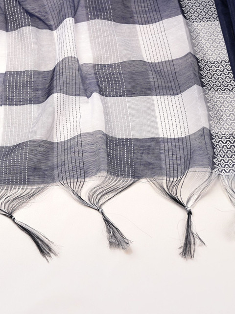 Sun Fashion And Lifestyle Pure Cotton Woven Design Unstitched Dress Material - Image 2