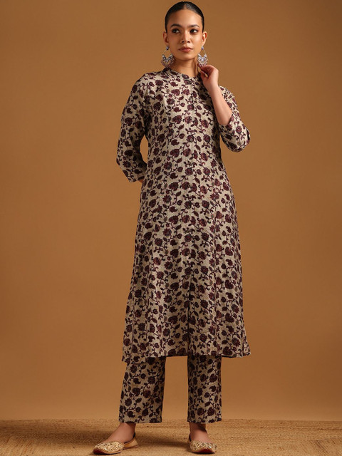 Soch Romantic Florals Printed Tunic with Trousers