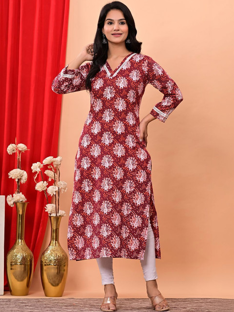 Kalphem Women Ethnic Motifs Printed Kurta