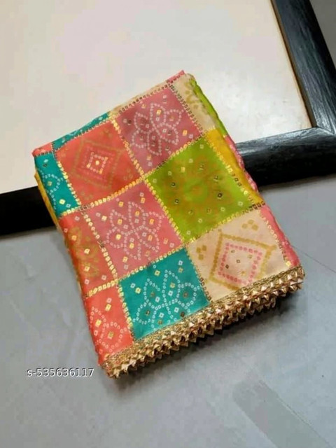 LA FEMINAE Woven Design Art Silk Dupatta with Zari