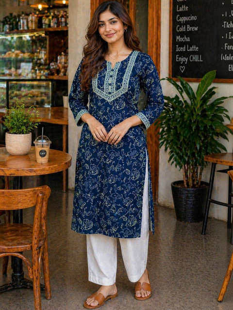 Roly Poly Women Floral Printed Kurta