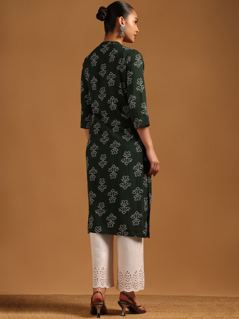 Soch Women Ethnic Motifs Printed Indie Prints Kurta - Image 2