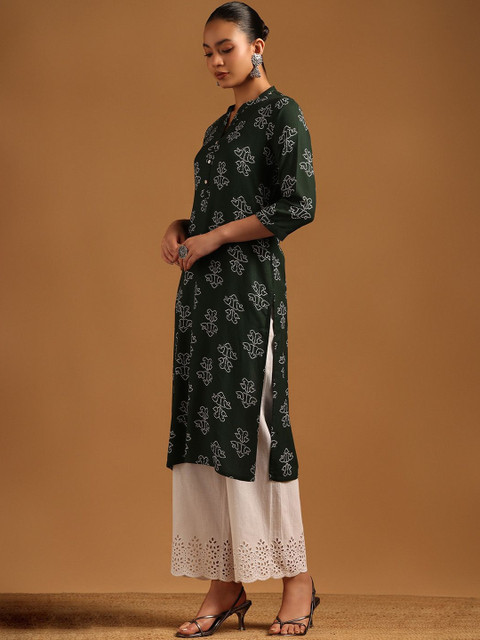 Soch Women Ethnic Motifs Printed Indie Prints Kurta - Image 5
