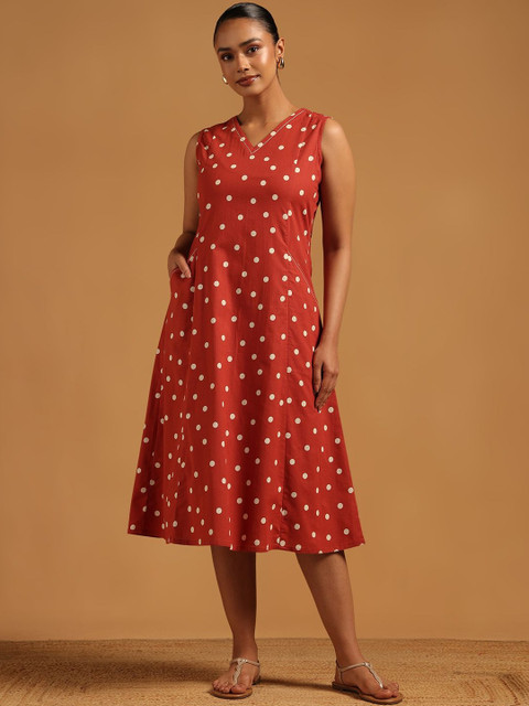 Soch Polka Dot Print A-Line Dress