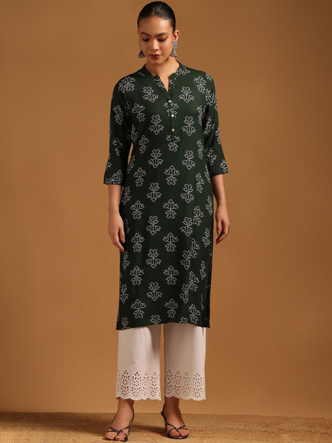 Soch Women Ethnic Motifs Printed Indie Prints Kurta