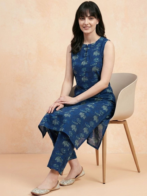 all about you Floral Printed Tunic with Trousers - Image 3