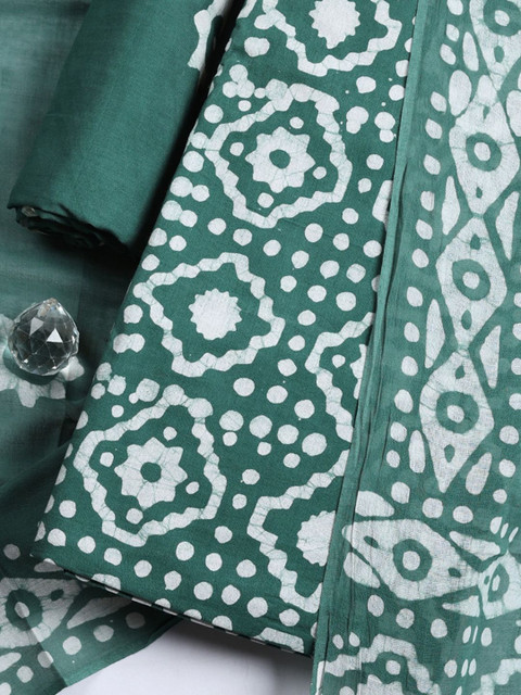 Meena Bazaar Printed Unstitched Dress Material - Image 2