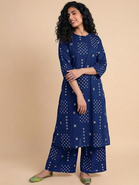 all about you Indie Florals Printed Tunic with Palazzos