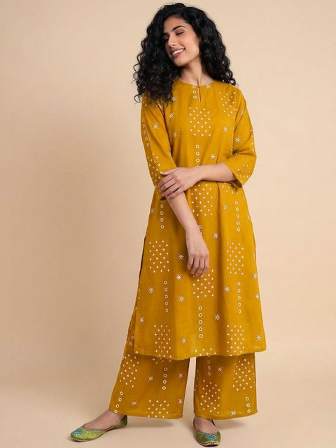 all about you Pastels Printed Tunic with Palazzos