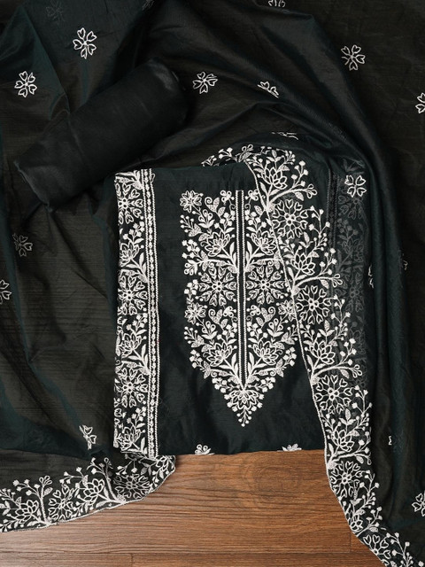 Dhaaga Ghar Embroidered Unstitched Dress Material