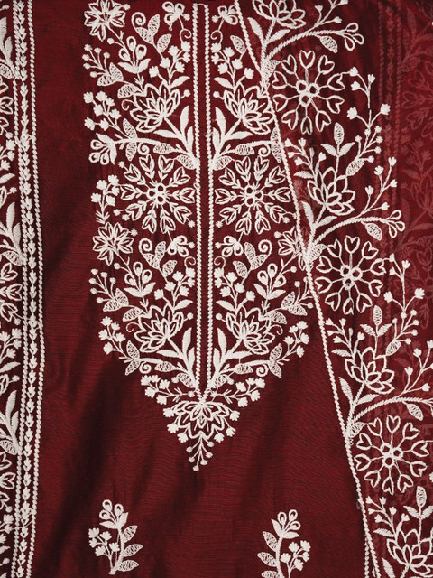 Dhaaga Ghar Embroidered Unstitched Dress Material - Image 5