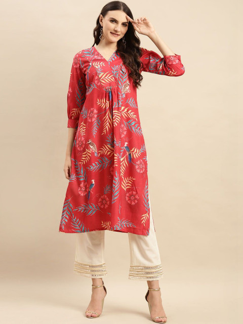 KSUT Women Floral Printed Floral Kurta - Image 7