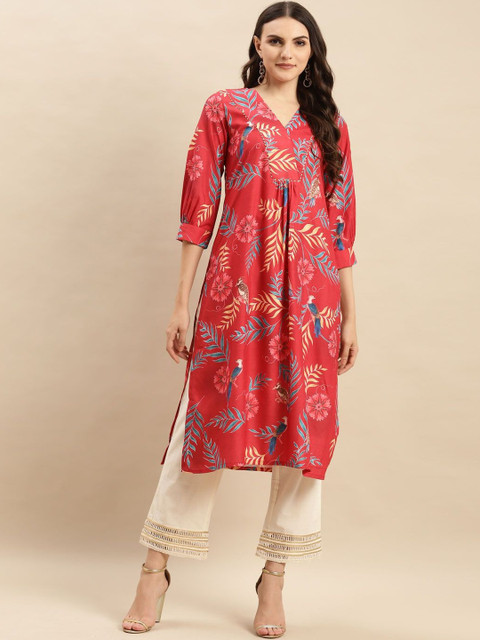KSUT Women Floral Printed Floral Kurta
