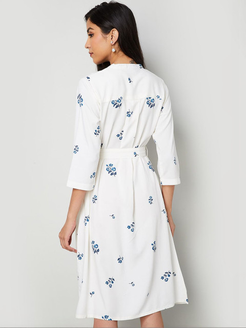 Colour Me by Melange Floral Print Shirt Dress - Image 4