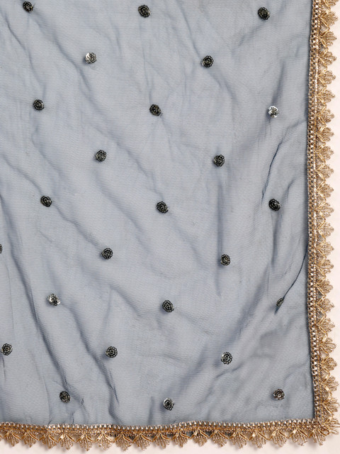 KALINI Embellished Sequinned Dupatta - Image 7