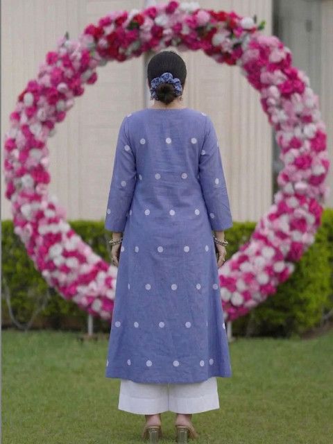 SZN Women Printed Regular Kurta with Palazzos - Image 2