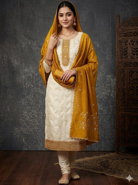 SYS Brand - Shop Your Style Embroidered Unstitched Dress Material