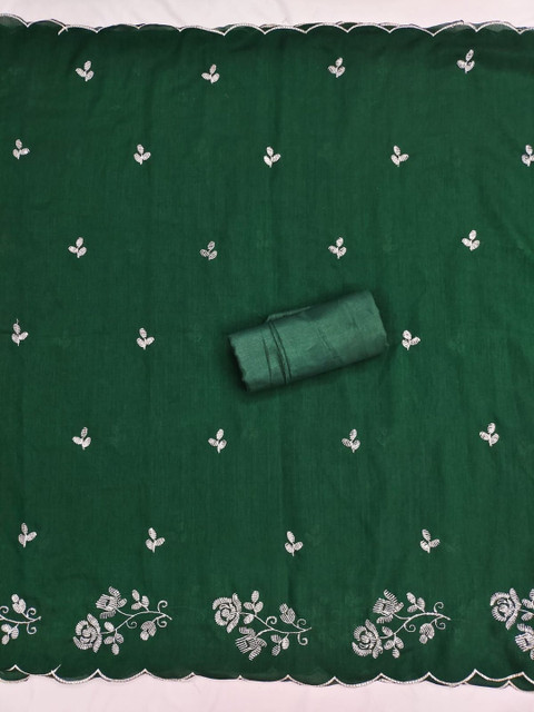 HMP Fashion Embroidered Unstitched Dress Material - Image 4
