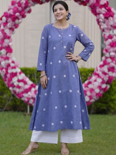 SZN Women Printed Regular Kurta with Palazzos