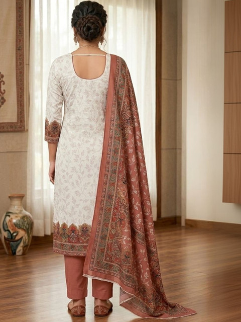 KTI Printed Unstitched Dress Material - Image 3