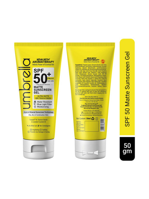 KEYA SETH AROMATHERAPY Umbrella Ultra Matte Mineral Sunscreen Gel- 50 g