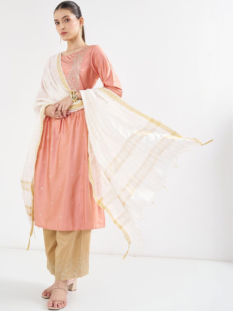 RANGMANCH BY PANTALOONS Striped Dupatta