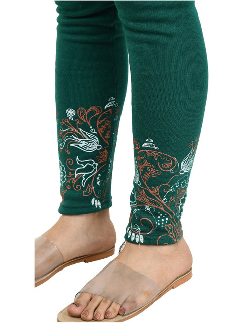 IndiWeaves Bottom Printed Woollen Warm Ankle Length Leggings - Image 5