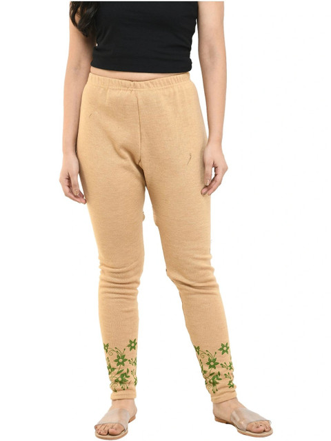 IndiWeaves Bottom Printed Woollen Warm Ankle Length Leggings - Image 2