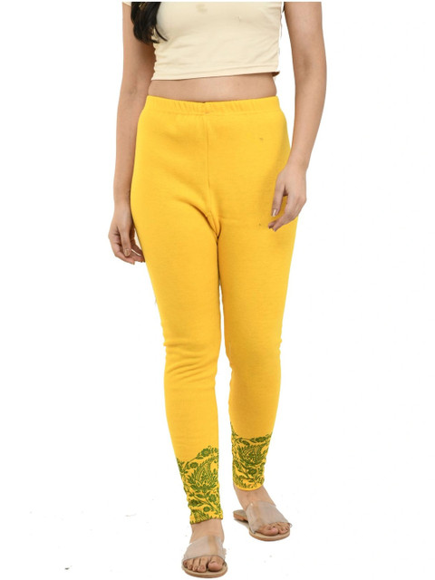 IndiWeaves Bottom Printed Woollen Warm Ankle Length Leggings - Image 2