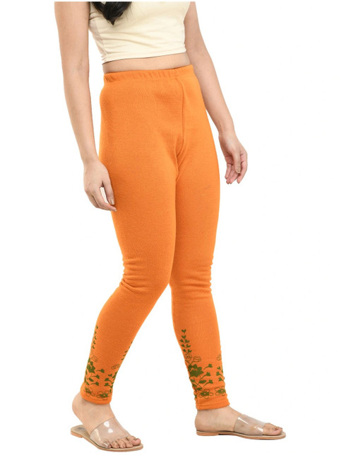 IndiWeaves Bottom Printed Woollen Warm Ankle Length Leggings - Image 4