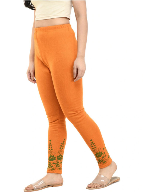 IndiWeaves Bottom Printed Woollen Warm Ankle Length Leggings - Image 3