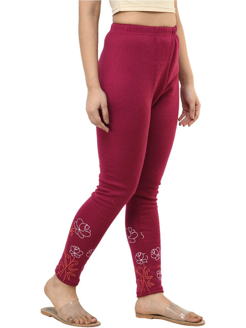 IndiWeaves Bottom Printed Woollen Warm Ankle Length Leggings - Image 4