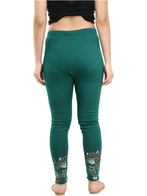 IndiWeaves Bottom Printed Woollen Warm Ankle Length Leggings - Image 6