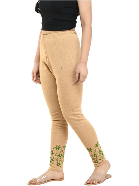 IndiWeaves Bottom Printed Woollen Warm Ankle Length Leggings - Image 3