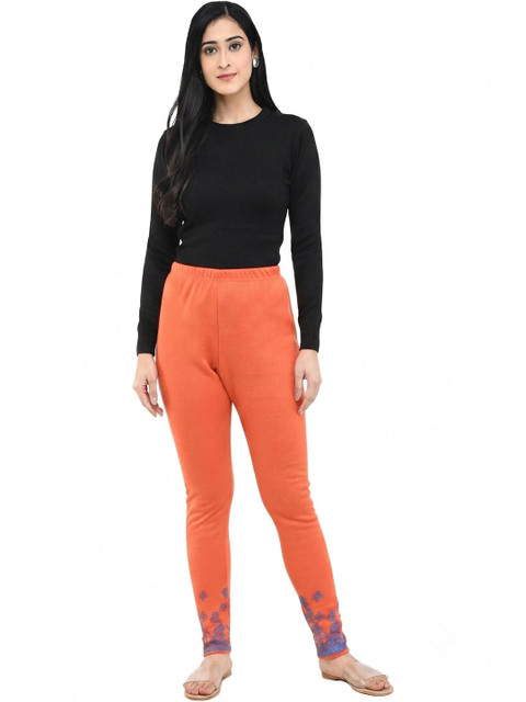 IndiWeaves Bottom Printed Woollen Warm Ankle Length Leggings