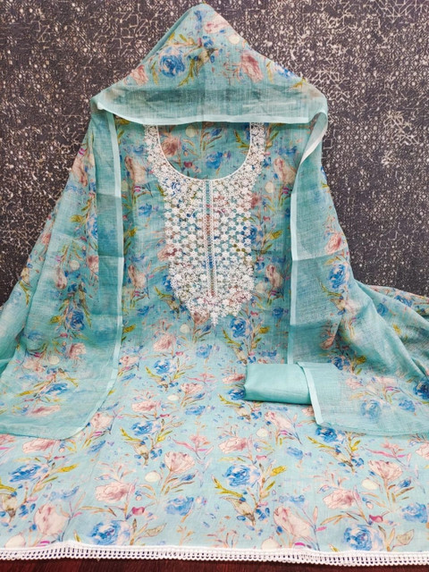 Moda Rapido Embroidered Unstitched Dress Material - Image 2