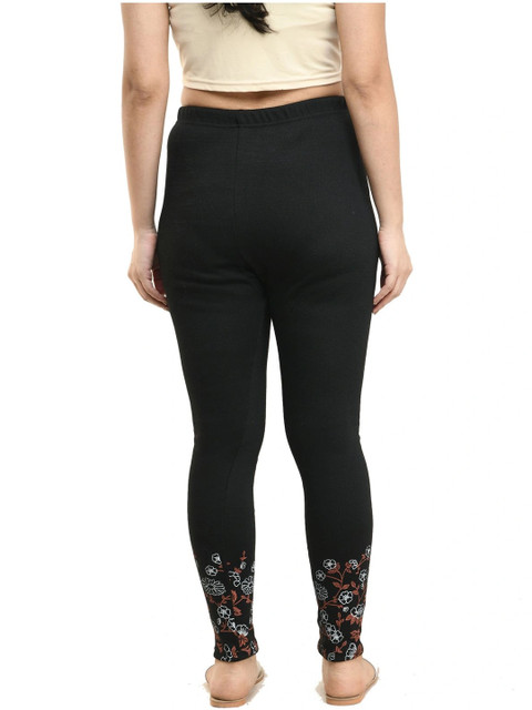 IndiWeaves Bottom Printed Woollen Warm Ankle Length Leggings - Image 6