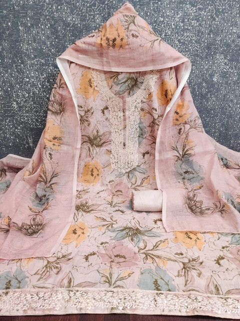 Moda Rapido Embroidered Unstitched Dress Material - Image 2