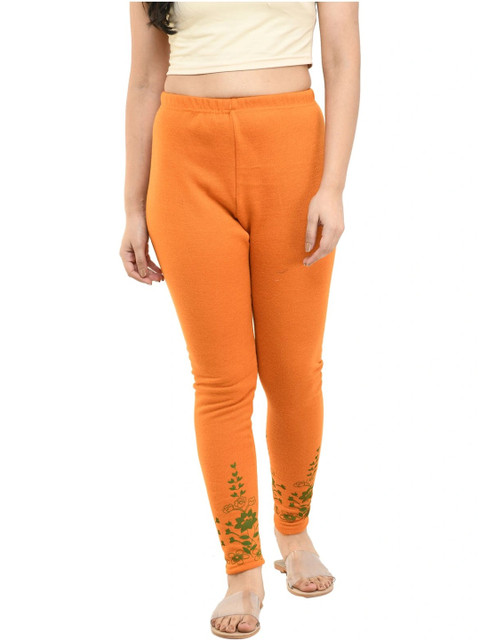 IndiWeaves Bottom Printed Woollen Warm Ankle Length Leggings - Image 2