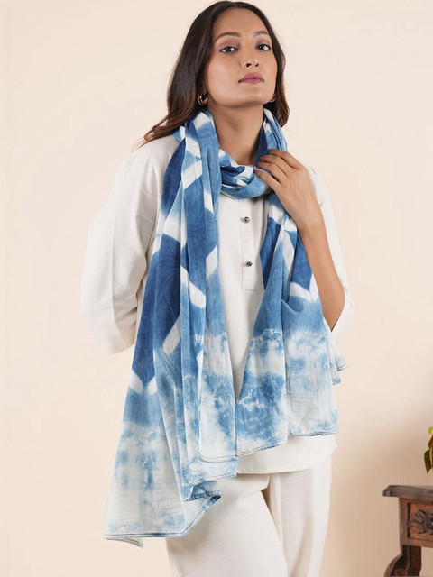 Style Shoes Dyed Pure Cotton Tie and Dye Dupatta - Image 3