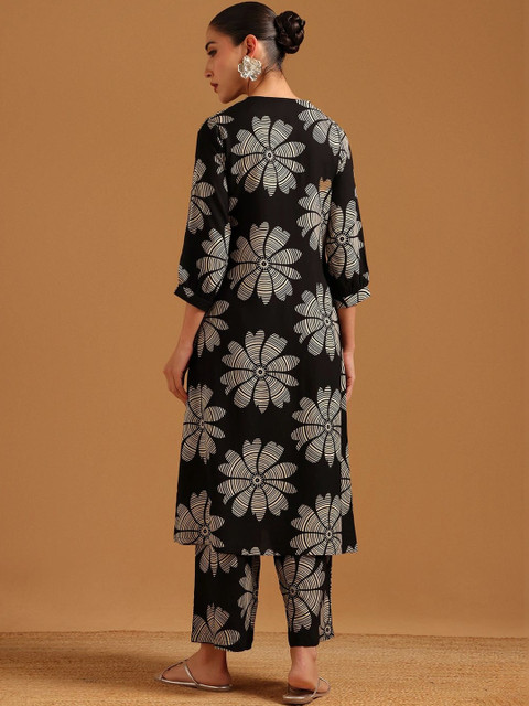 Soch Floral Printed Tunic with Trousers - Image 5