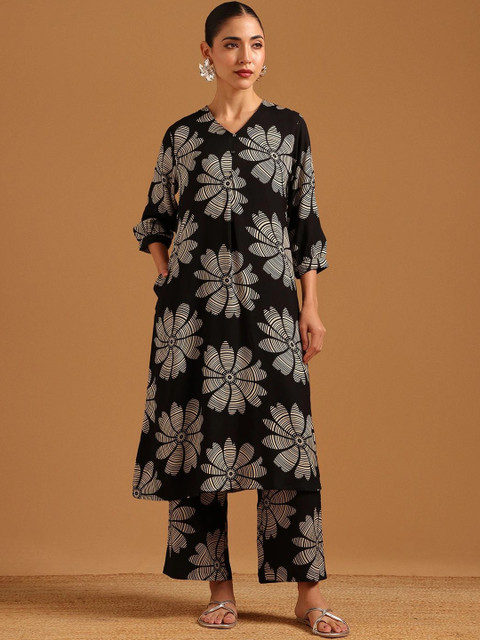 Soch Floral Printed Tunic with Trousers