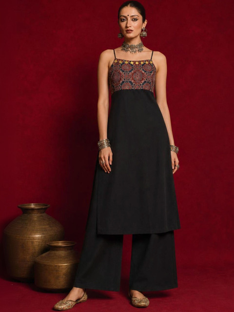 Ethnic Junction Women Navratri Backless kurta - Image 2
