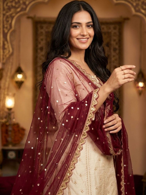 Navti Creations Dupatta with Sequinned - Image 5